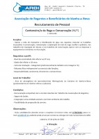 Recrutamento Cantoneiro de Rega 2026